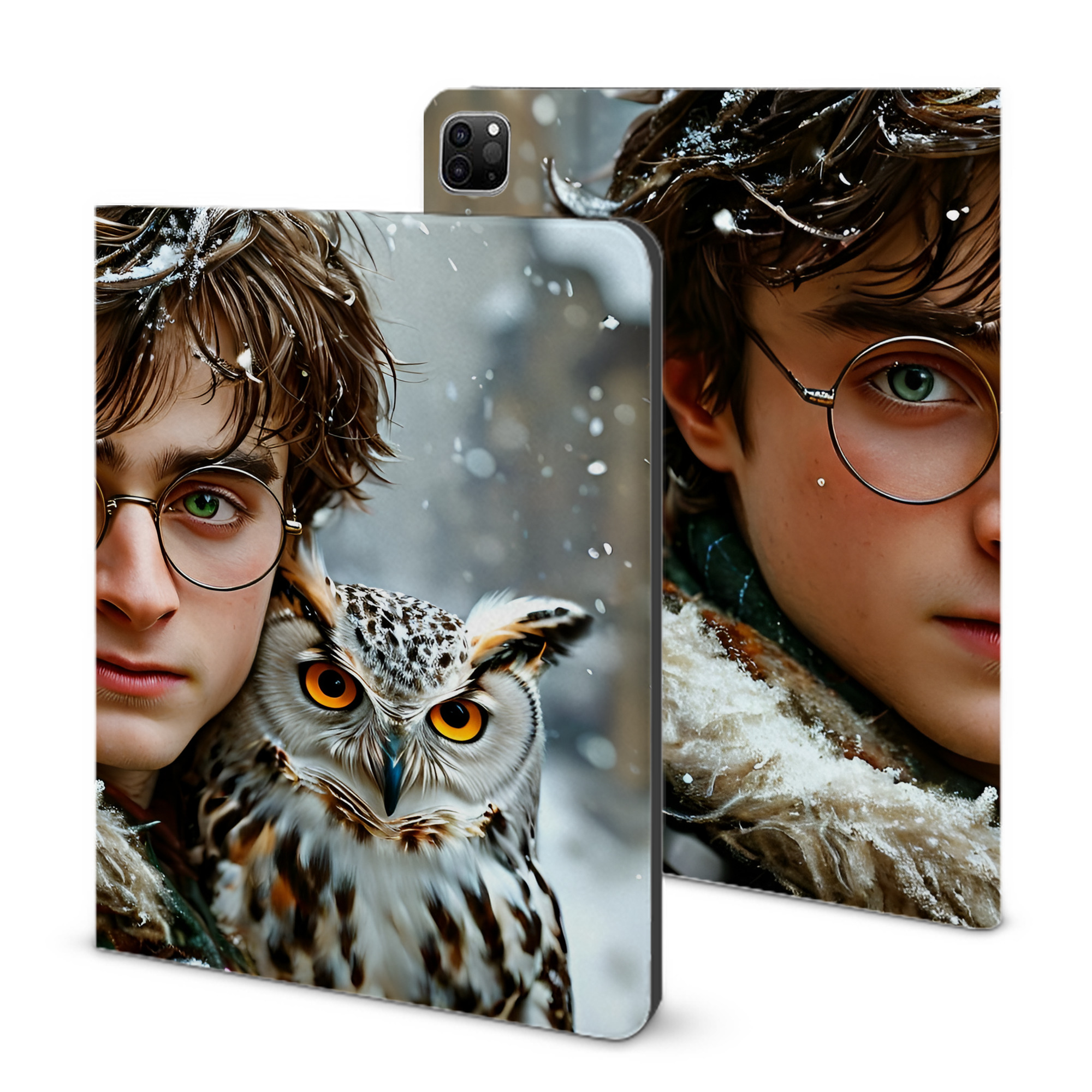 （画像用） Harry Potter ハリー・ポッターシリーズ IPad ケース ブック型 PUレザー TPU 耐衝撃 軽量 薄型 ペン収納なし 全面保護 IPad 各モデル対応